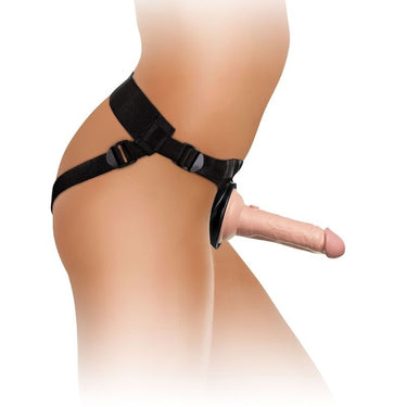 Kit starter strap-on con dildo King Cock Elite in silicone doppia densità